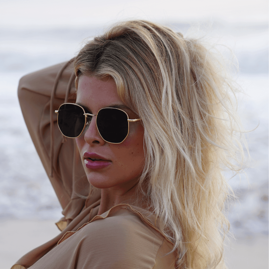 GAFAS DE SOL HEXAGONALES AMANECER - Aura