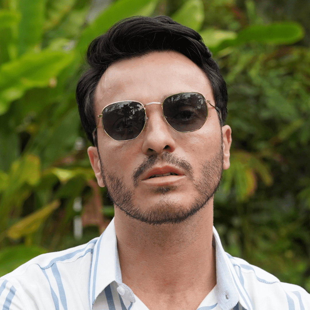 GAFAS DE SOL HEXAGONALES AMANECER - Aura