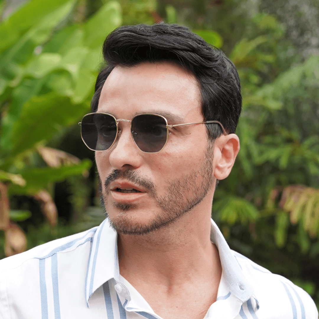 GAFAS DE SOL HEXAGONALES AMANECER - Aura